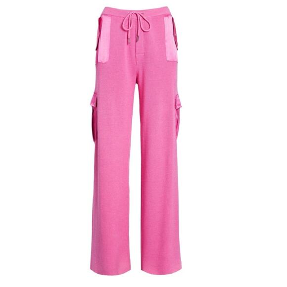 SEROYA - Saph Knit Cargo Pants (Pink) - Picture 11 of 11